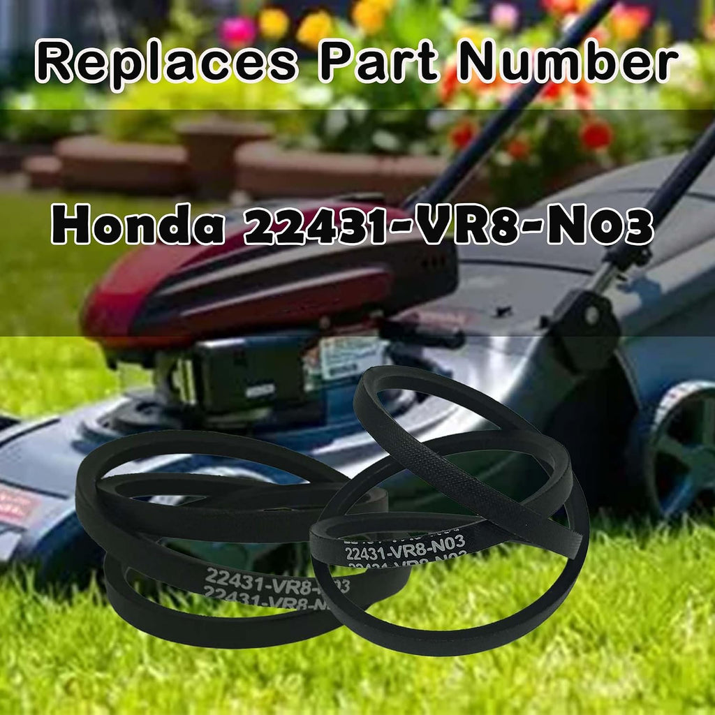 22431-VR8-N03 Drive Belt Replacement for Honda HRN216 Series （2 Pack）