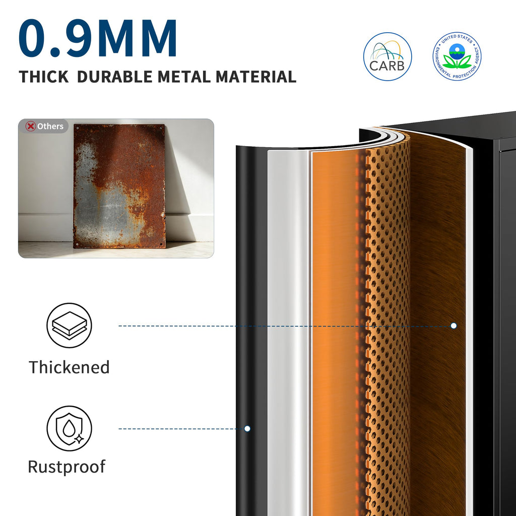Metal Garage Storage Cabinet, Lockable Utility Storage