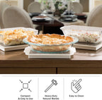 Classic Cuisine Chef Buddy Food Warmer Plate with Holder, 10.25" x 9"