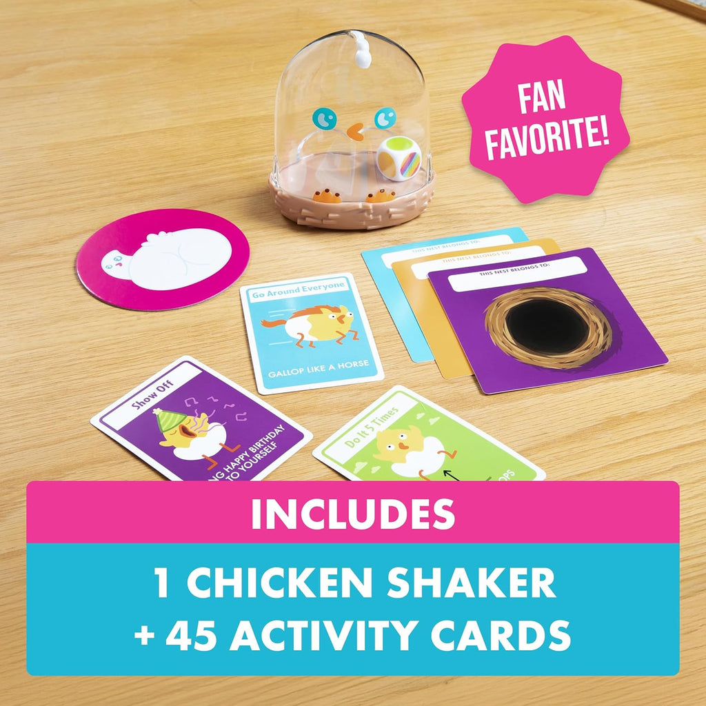 Hurry Up Chicken Butt 2-6 Players - Ages 4+ - 2 Minutes to Play - Hot Potato Style Card Game - Fun Card Game, Family