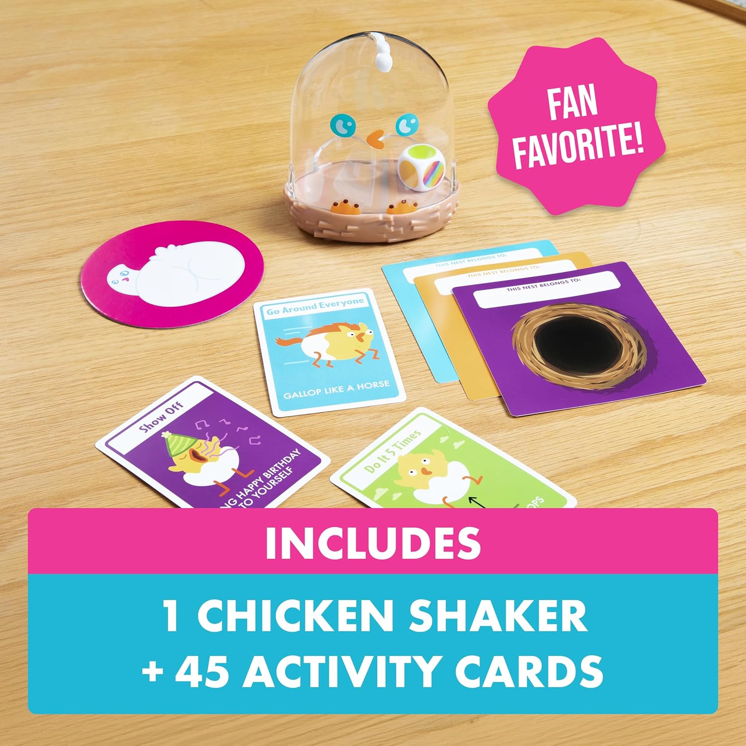 Hurry Up Chicken Butt 2-6 Players - Ages 4+ - 2 Minutes to Play - Hot Potato Style Card Game - Fun Card Game, Family
