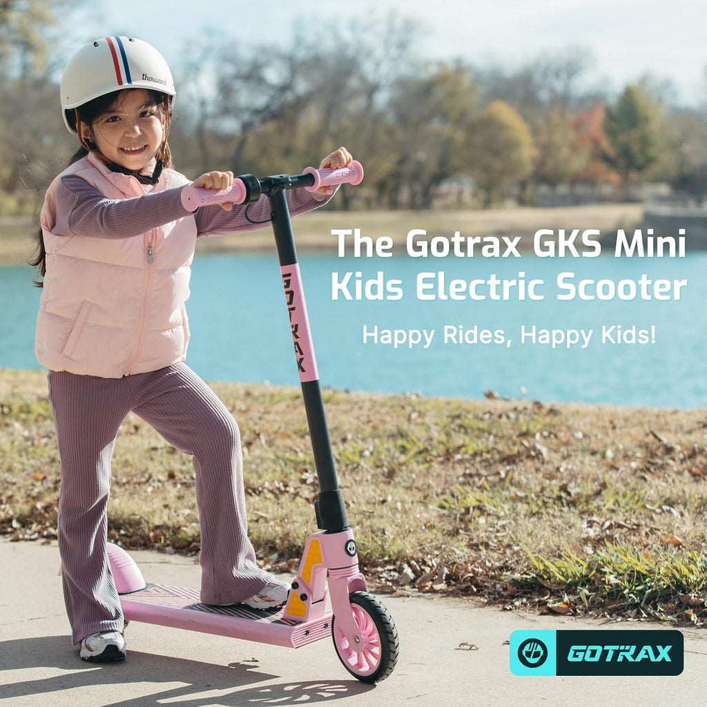 Gotrax Electric Scooter for Kids 6-12, Max 3.75 Mile & 7.5Mph,Thumb Control