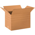 TLMD201414 Multi-Depth Corrugated Boxes, 20" x 14" x 14", Kraft (Pack of 15)
