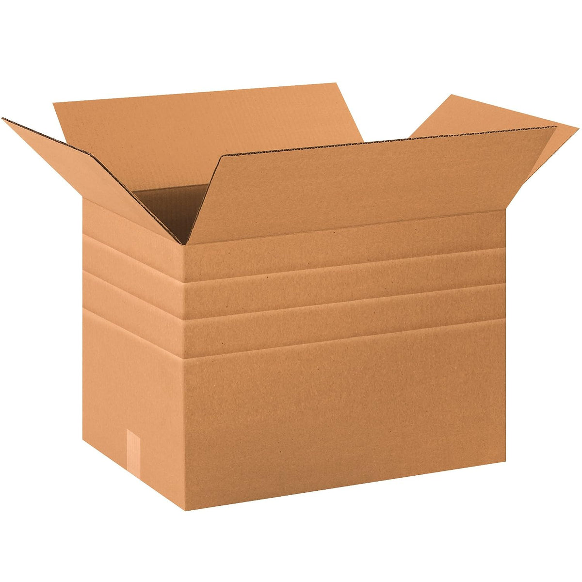TLMD201414 Multi-Depth Corrugated Boxes, 20" x 14" x 14", Kraft (Pack of 15)