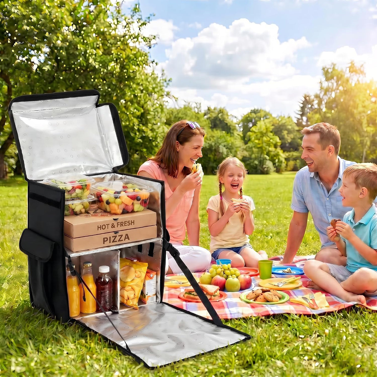 Insulated Food Delivery Backpack, Delivery Bags for Uber Eats DoorDash