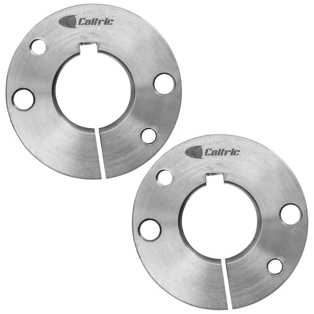 Caltric Deck Spindle Pulley Split Tapered Hub Bushing Compatible with Wright Stand Stander 71460111 x2