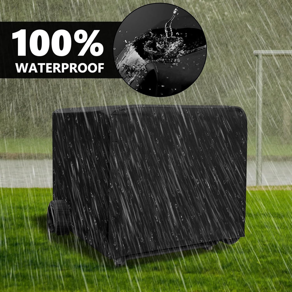 Universal Waterproof Generator Cover, 600D Heavy Duty Small Outside Equipment Cover for Champion,Predator,Wen,BILT
