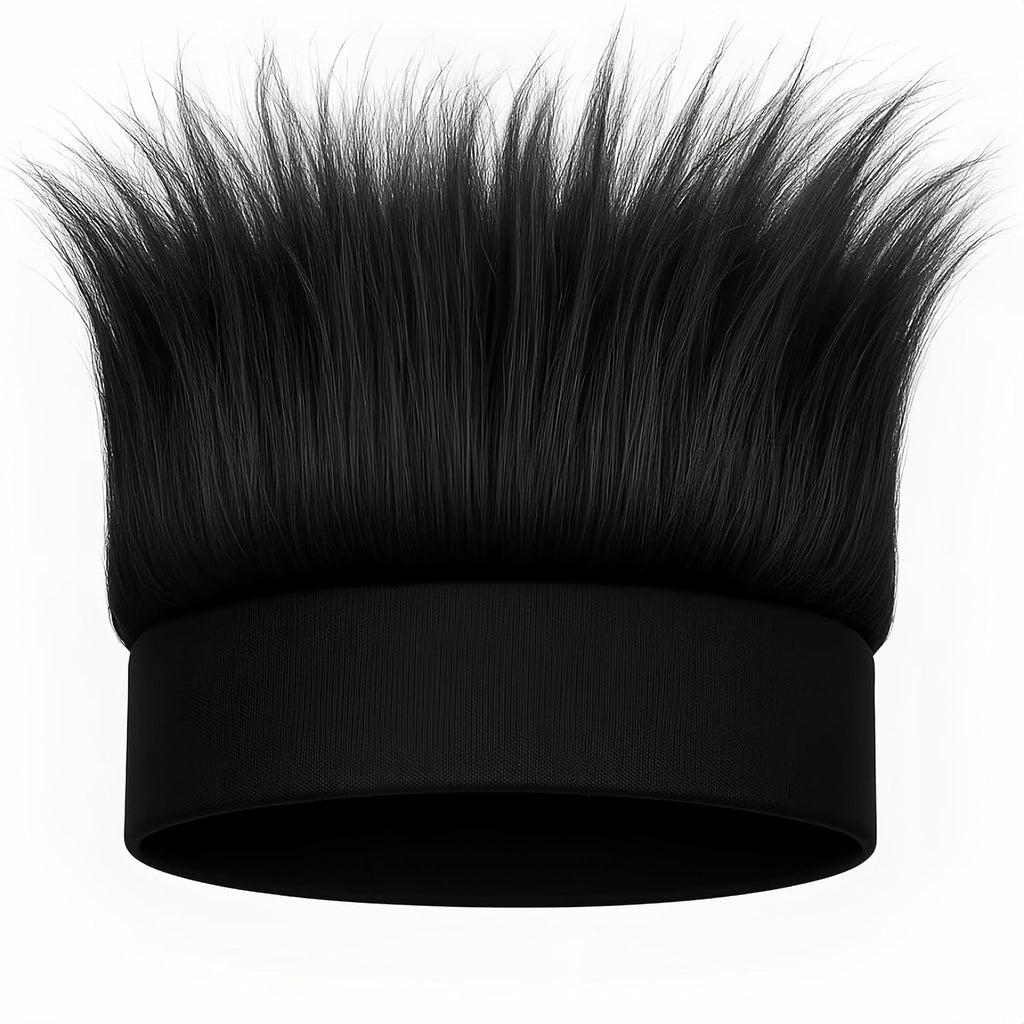 Hairy Headband Wig, Crazy Hat Funny Wigs Party Costume Accessories | Lightweight funny wig headband with upright