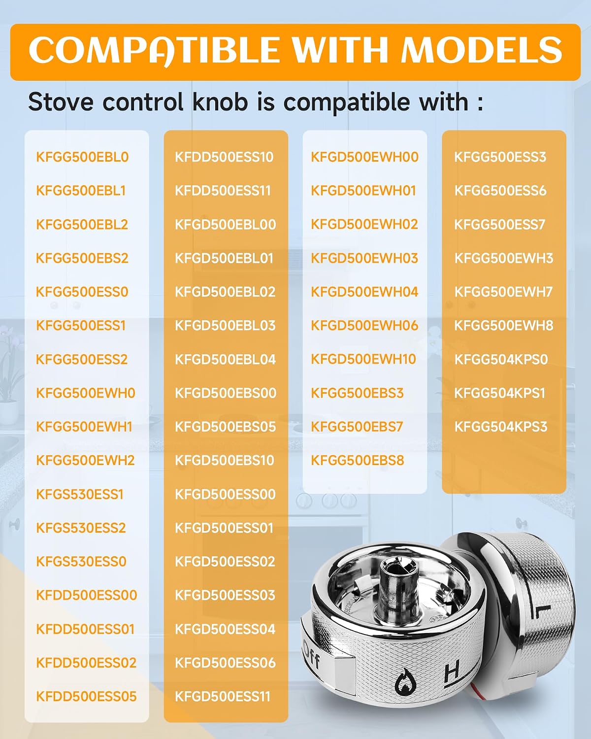 5Pcs Upgraded Stove Control Knobs Replace for W11030413 W11027434 W10786063