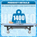 Watercraft Dolly Compatible with Jet Ski Stand Boat Sailboats