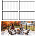 4-Pack 6ft.W x 42in.H Aluminum Deck Railing Kit,Modular Porch Railing