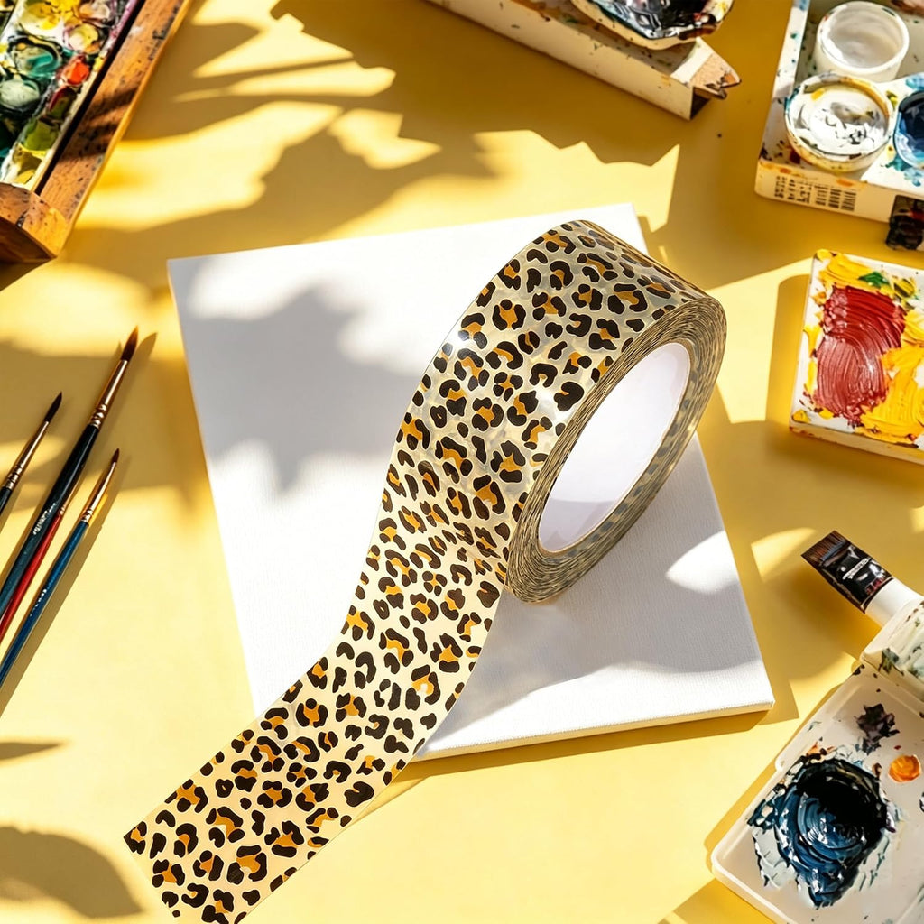 131 Yard Leopard Print Packing Tape Printing Shipping Decorative