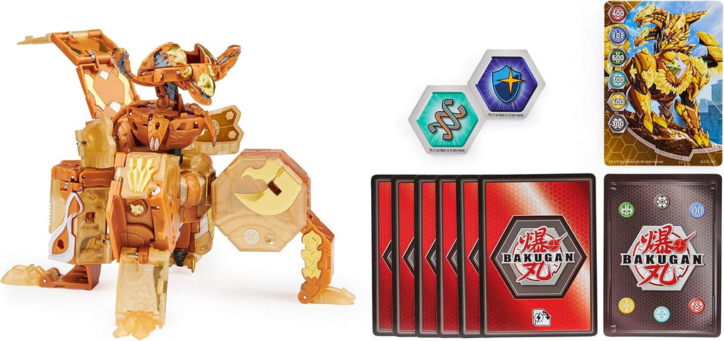 Ultimate Viloch, 7-in-1 Exclusive Bakugan, Includes BakuCores and Trading Cards, Geogan Rising Collectible Action