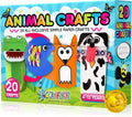 20 Award-Winning Animal Toddler Arts and Crafts for Kids Ages 3-10 Years, All-Inclusive Animal Craft Kits, Fun