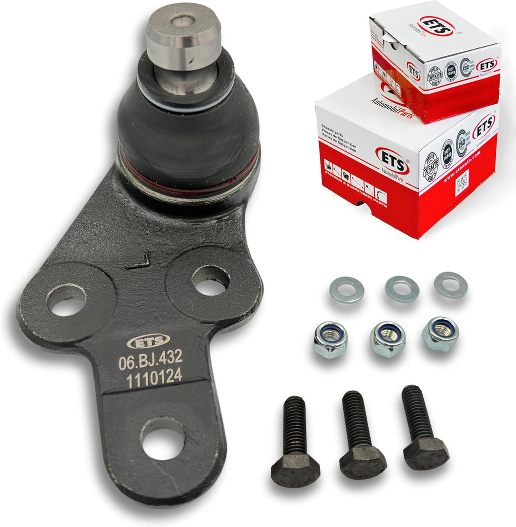 ETS 2Pc Front Lower Ball Joint Kit K500346, K500347 Fits 2016-2018 Ford Focus AWD, 2013-2019 Ford Escape