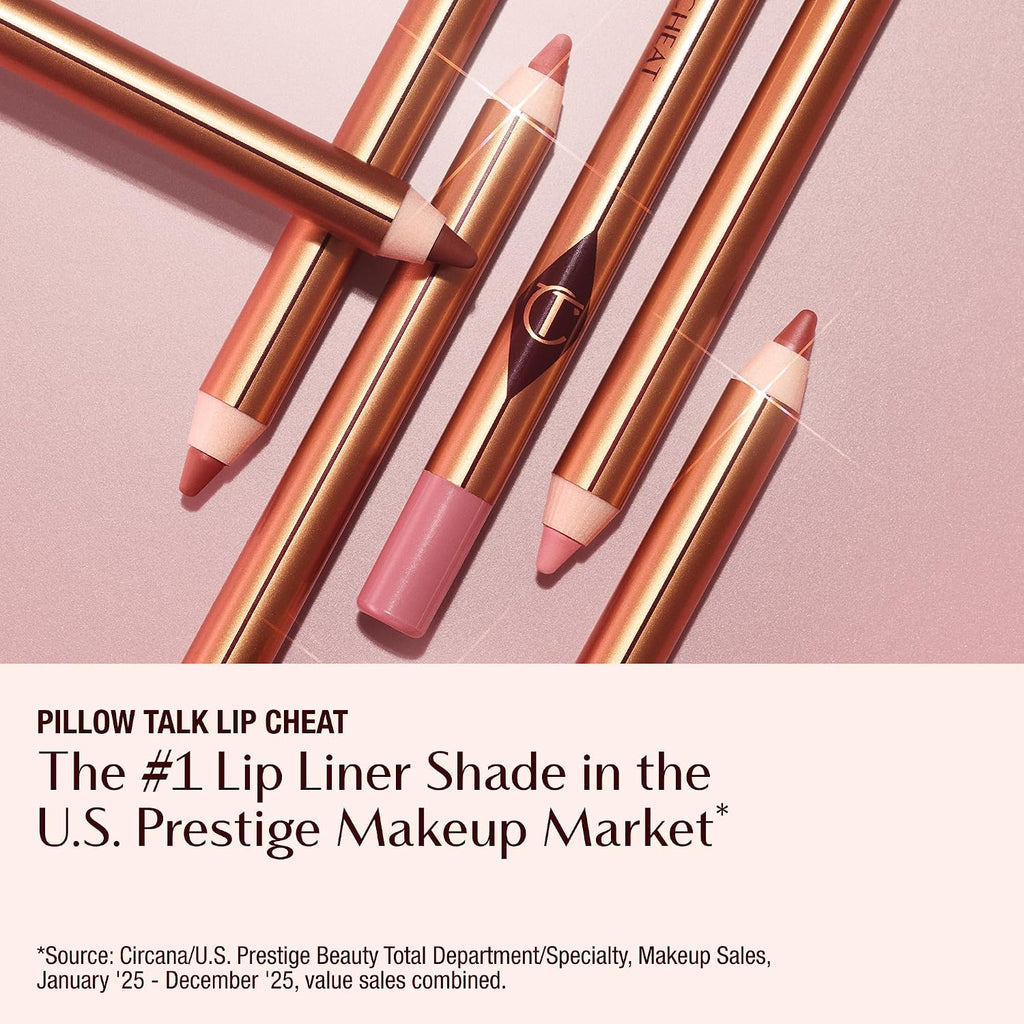 Lip Cheat Lip Liner Pencil - Gives Lips a Fuller-Looking, Defined Pout - Enriched with Jojoba Oil & Hyaluronic Acid
