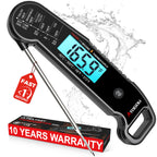 Professional Meat Thermometer Digital, <1 Sec Instant Read, Black