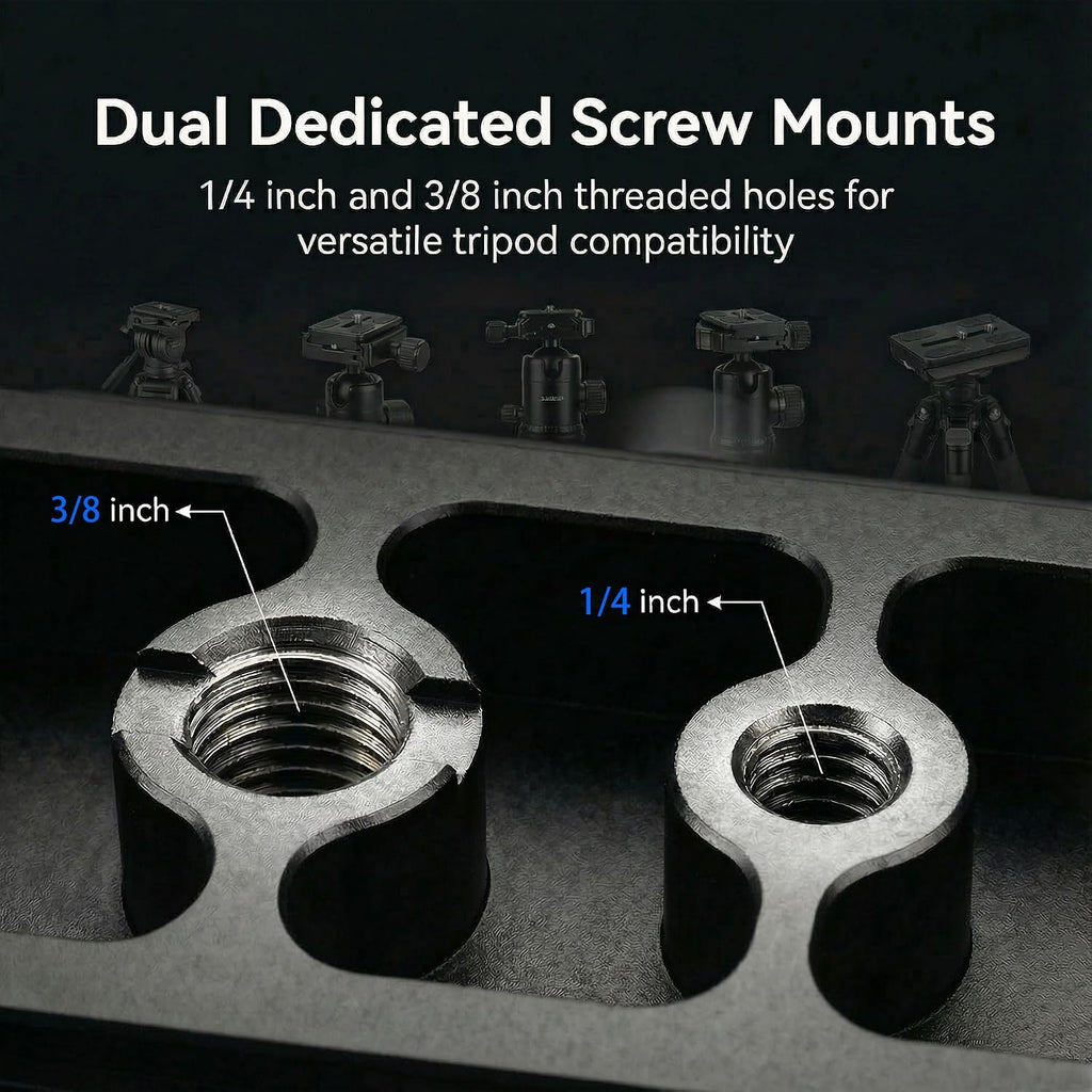 CS-01 Arca-Swiss Rifle Saddle Mount for Hunting Tripod – CNC Aluminum Rifle Clamp with Integrated Arca Base