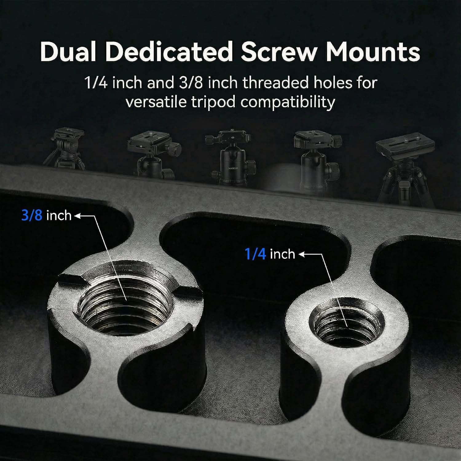CS-01 Arca-Swiss Rifle Saddle Mount for Hunting Tripod – CNC Aluminum Rifle Clamp with Integrated Arca Base