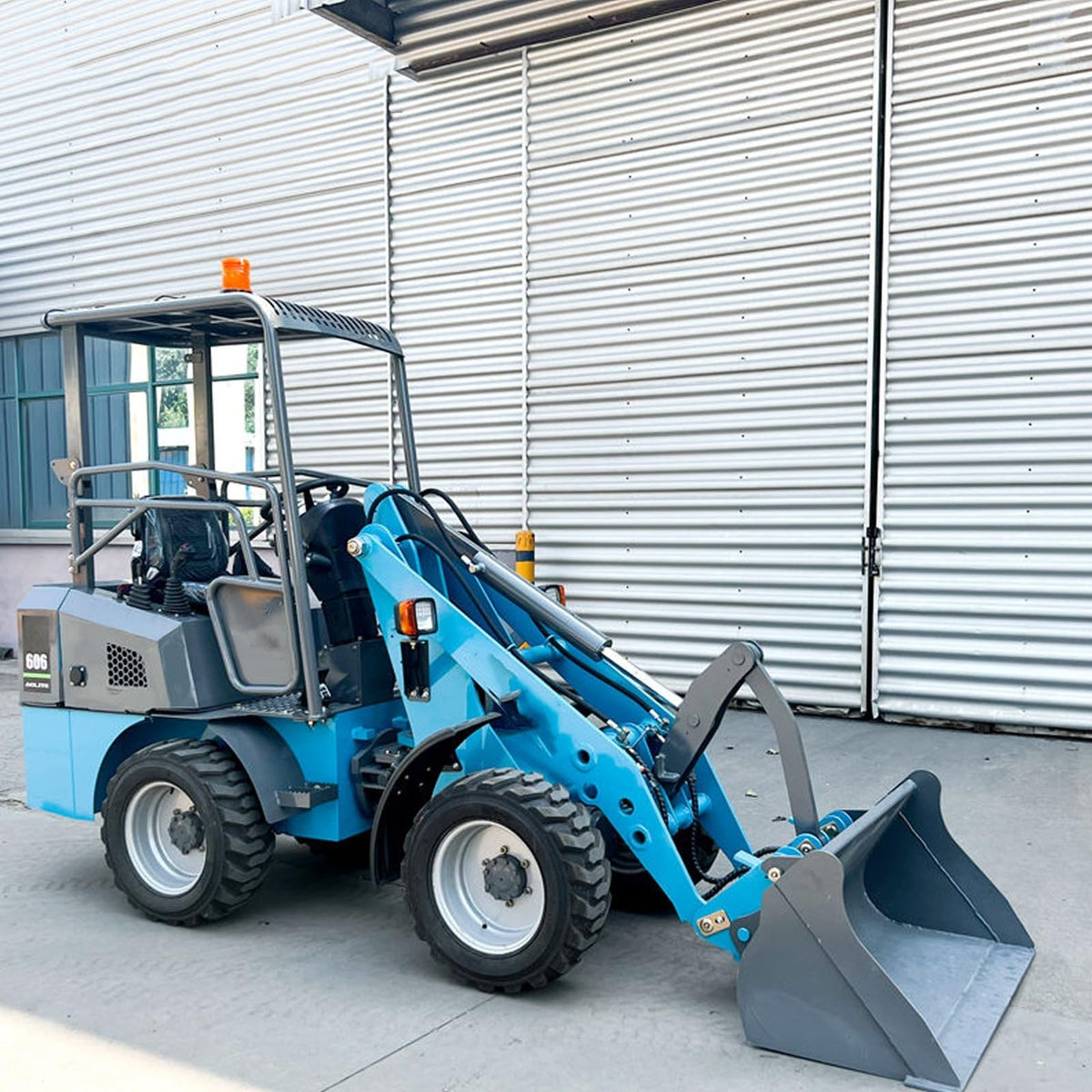 Electric Mini Wheel Loader, Front End Bucket Loader for Construction Sites
