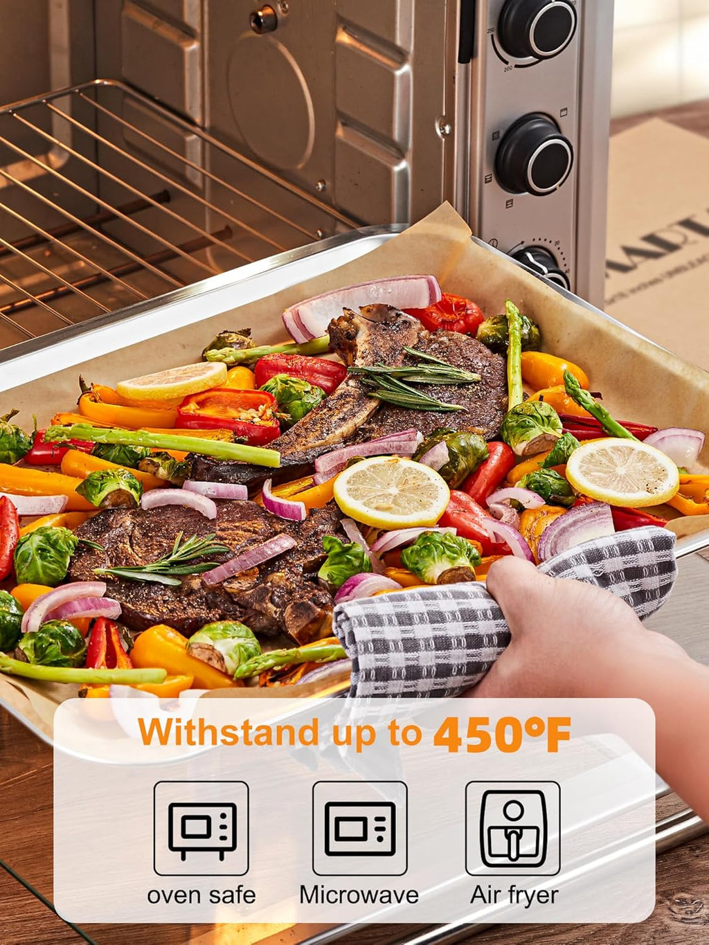 200 Pcs Parchment Paper Baking Sheets, 13x18 Inches, Non-Stick