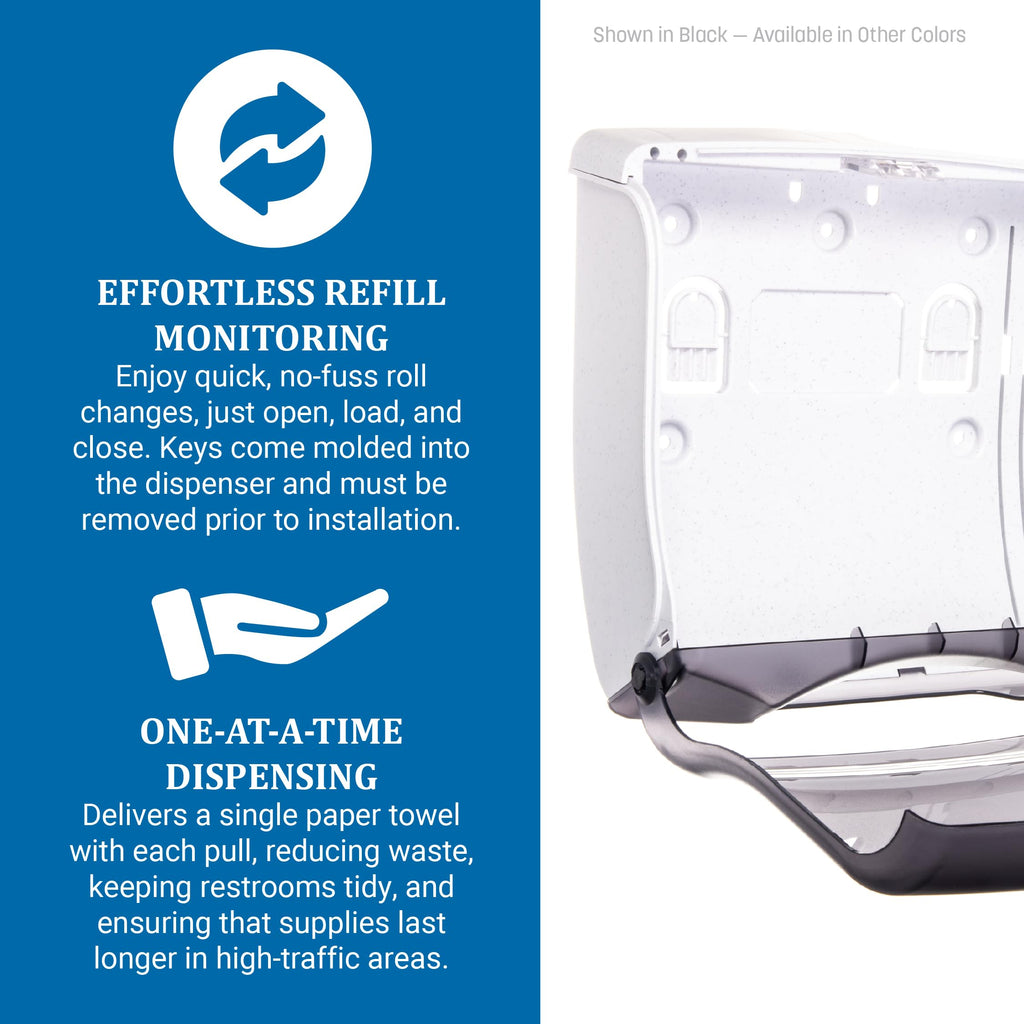 Ultrafold Fusion Towel Dispenser, 11.5 Inch, Black Pearl