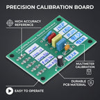 Calibration Reference Plate for Capacitance Testing and Multimeter Accessory with Precision Measurement Tool