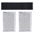 3 Pack Microwave Grease & Charcoal Filter Kit, Compatible with GE Model