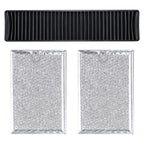 3 Pack Microwave Grease & Charcoal Filter Kit, Compatible with GE Model