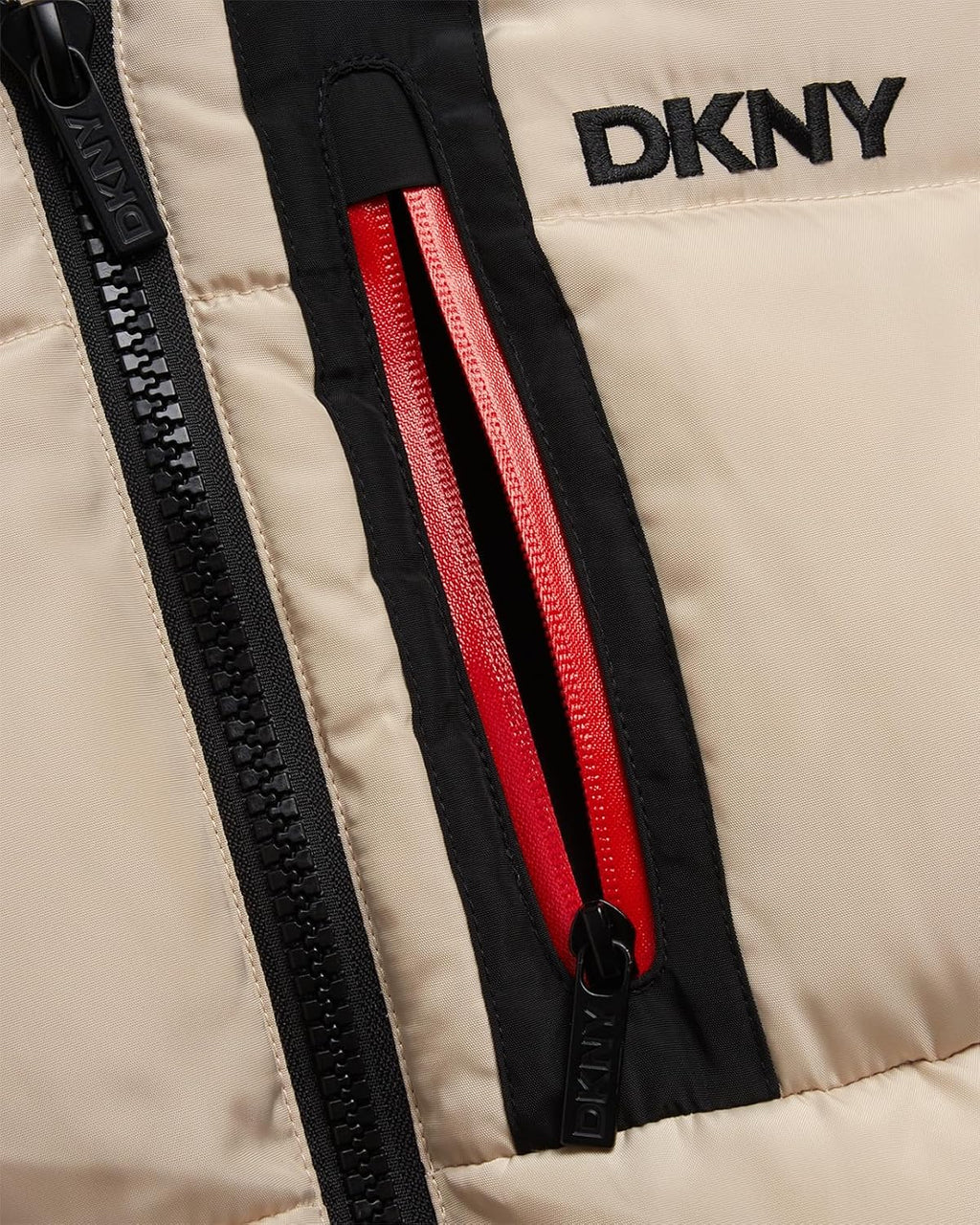DKNY Boys Winter Jacket,Heavyweight Fleece Lined Puffer,Quilted Coat, Hat | Soft Polar Fleece Lined Warmth, Water