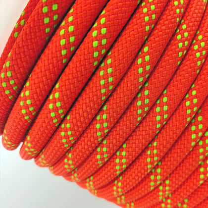 Ratifc Static Rope UIAA Rock Climbe Ropes 10.5mm 100FT Rappelling Rope for Mountain Tree Climbing, Rock