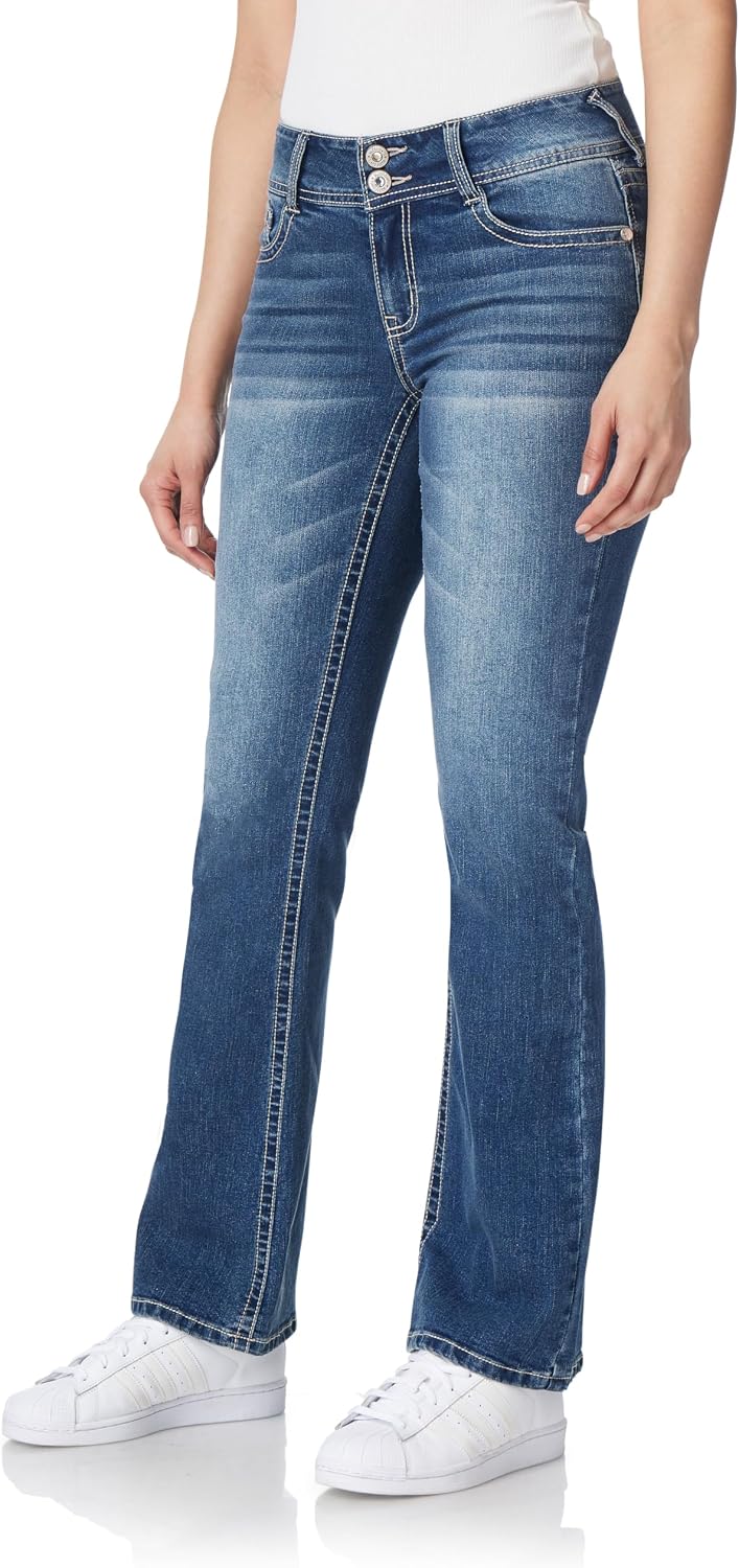 Women's Bling Bootcut Jeans, Luscious Curvy Fit
