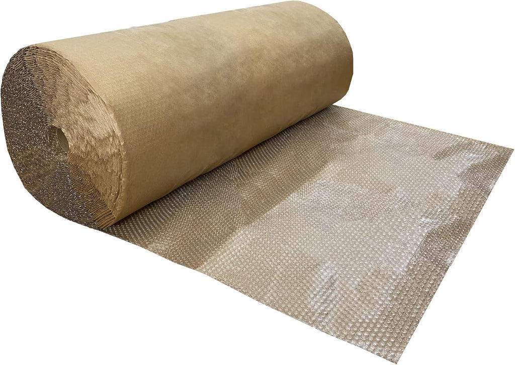 Kraft Backed Bubble Cushioning Wrap 48" x 125-Feet