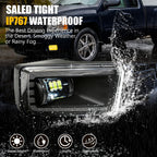 LED Fog Lights with DRL Turn Signal Pair Clear Lens Plug and Play