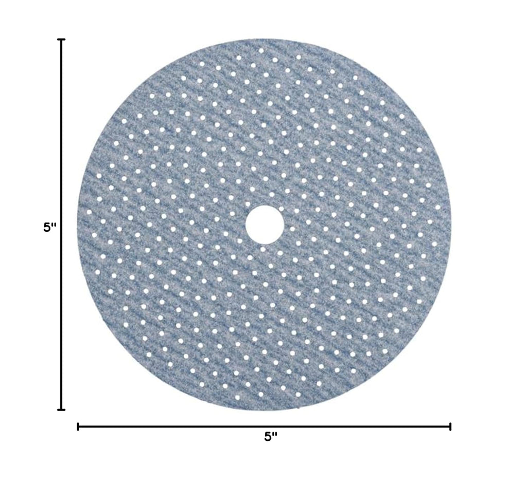 Norton ProSand Multi-AIR 5" Multi-Hole Pattern Hook & Sand Disc, 220 grit, 10 Pack