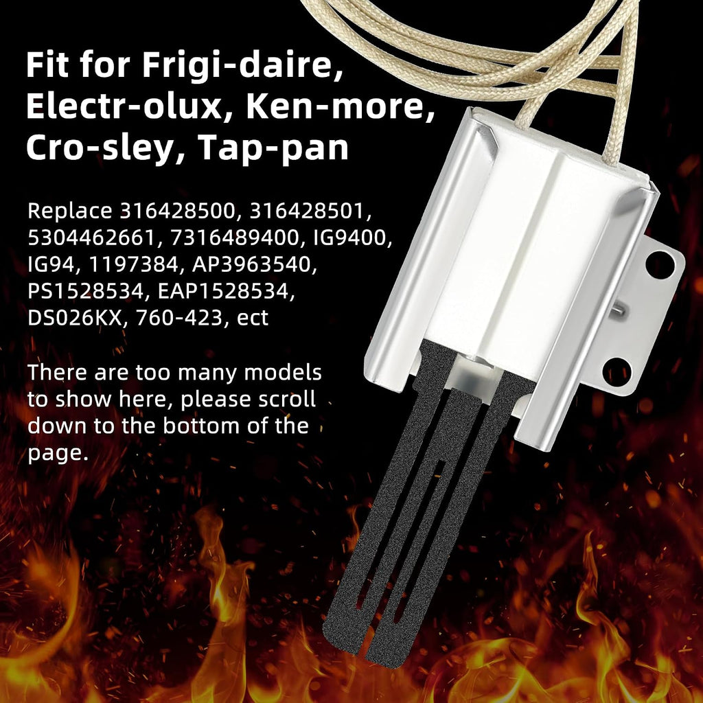316489400 316489403 5304534663 Durable Gas Oven Stove Igniter Replacement