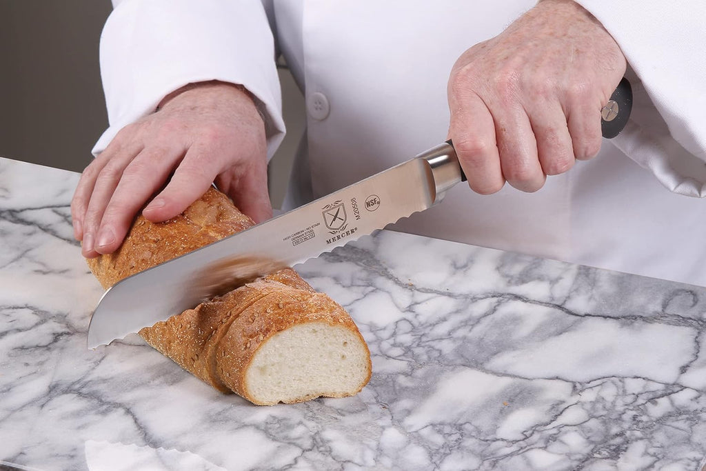 M20508 Genesis 8-Inch Bread Knife,Black