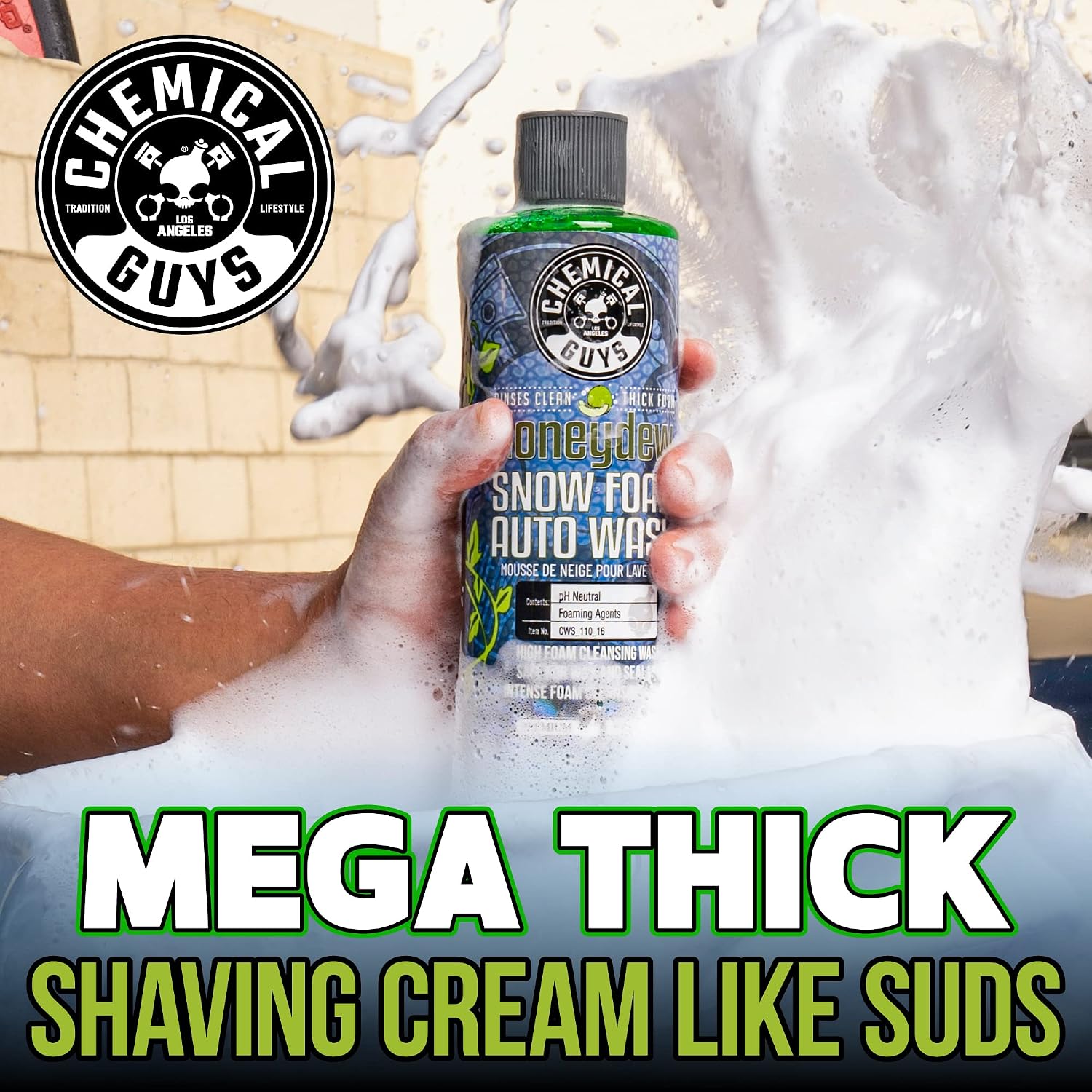 Honeydew Snow Foam Car Wash Soap for Foam Cannons, 64 oz | High-foaming pH-balanced suds for cannons, guns or