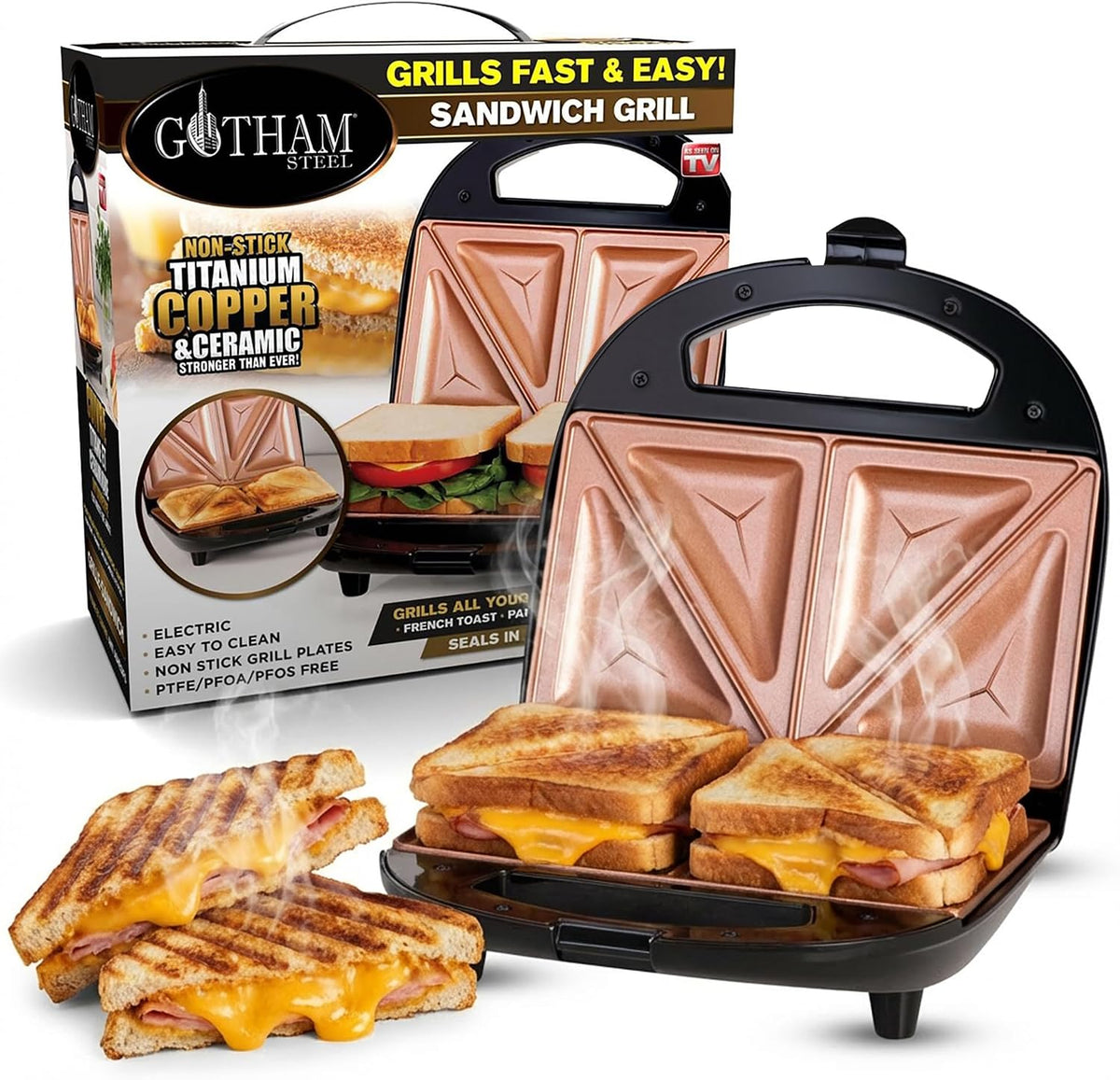 Breakfast Sandwich Maker & Panini Press