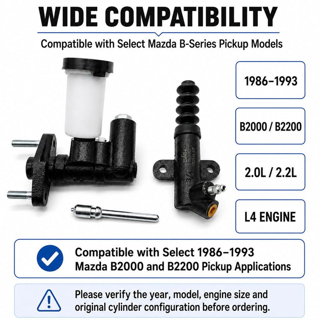 Clutch Master & Slave Cylinder Kit