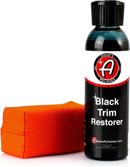 Black Trim Restorer (4 oz with Applicator) - Restores Plastic Trim to a Rich, Black Color with a Factory New