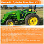 HOPESPANNER AHC22107 Hydraulic Cylinder Bore Seal Kit for John Deere