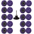 21 Pcs 2" Quick Change Easy Strip Discs for Drill, Die Grinder Attachments