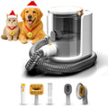 Grooming Vacuum& Dogs Grooming Kit, 5 in 1 Pet Grooming Vacuum with Pets Clipper Nail Grinder, 1.5L Dust Cup Dog