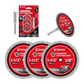 EZARC Durable 1-1/2 Diamond Cutting Wheels for Metal 3-Pack