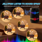 Jellyfish Essential Oil Diffuser Sound-Activated Spray Dancing Jellyfish,250ml Aroma Air Diffuser, 3 Mist Modes & 7