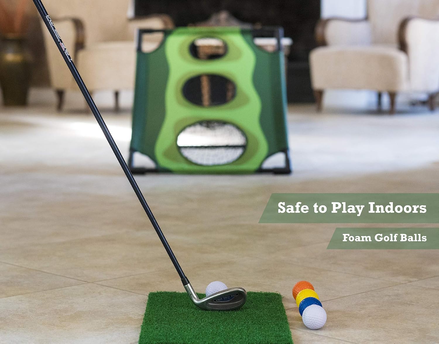 Par 1 Backyard Golf Cornhole Game, Golf Gifts for Men, Golf Accessories for Men, Golf Chipping Game, Golf Equipment