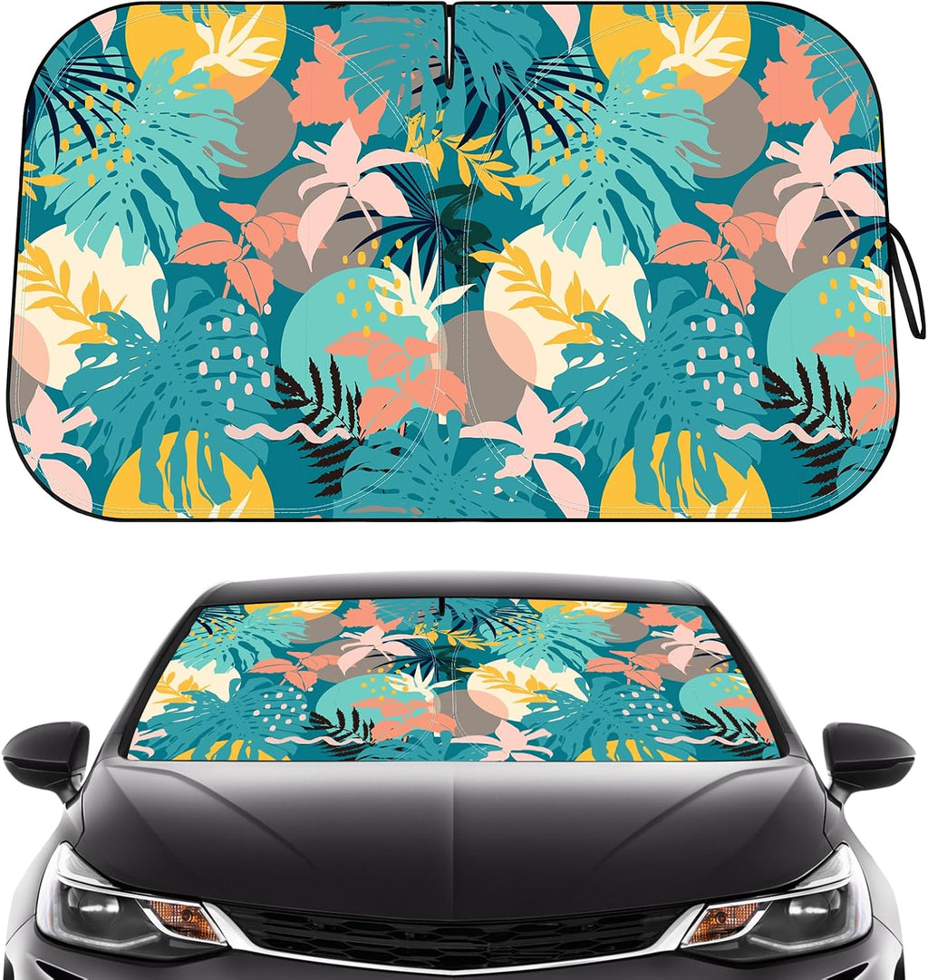 Windshield Sun Shade - Car Windshield Sun Shade for UV Protecion Heat Reduction 2026 Sun Visor for Car Interior