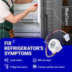 BlueStars Ultra Durable WR60X10185 Evaporator Fan Motor for G.E Hotpoint