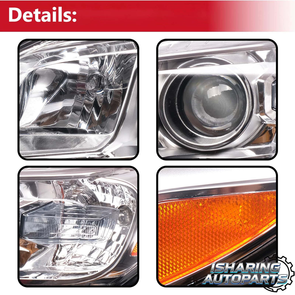 Headlights Assembly for 2013-2015 Chevy Malibu, 2016 Malibu Limited